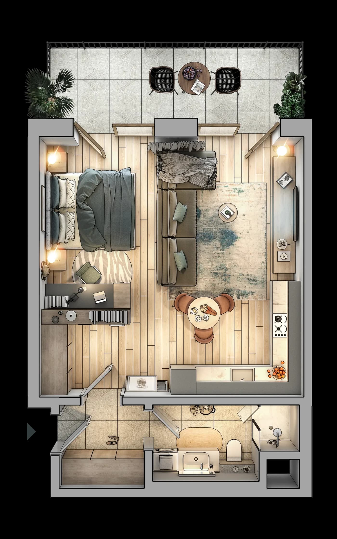 A1.11 - 3D Layout