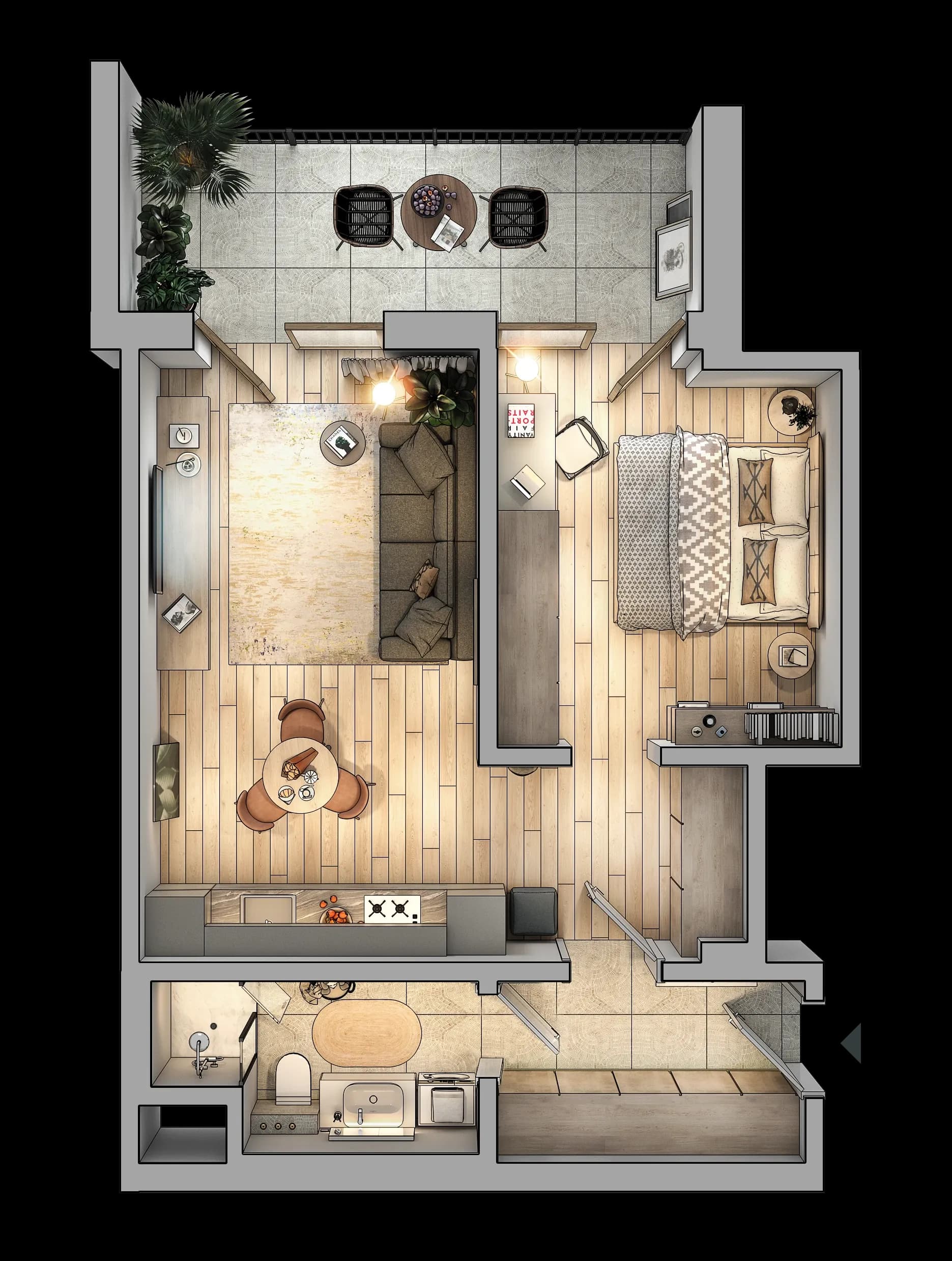 A1 19 - 3D dispozice