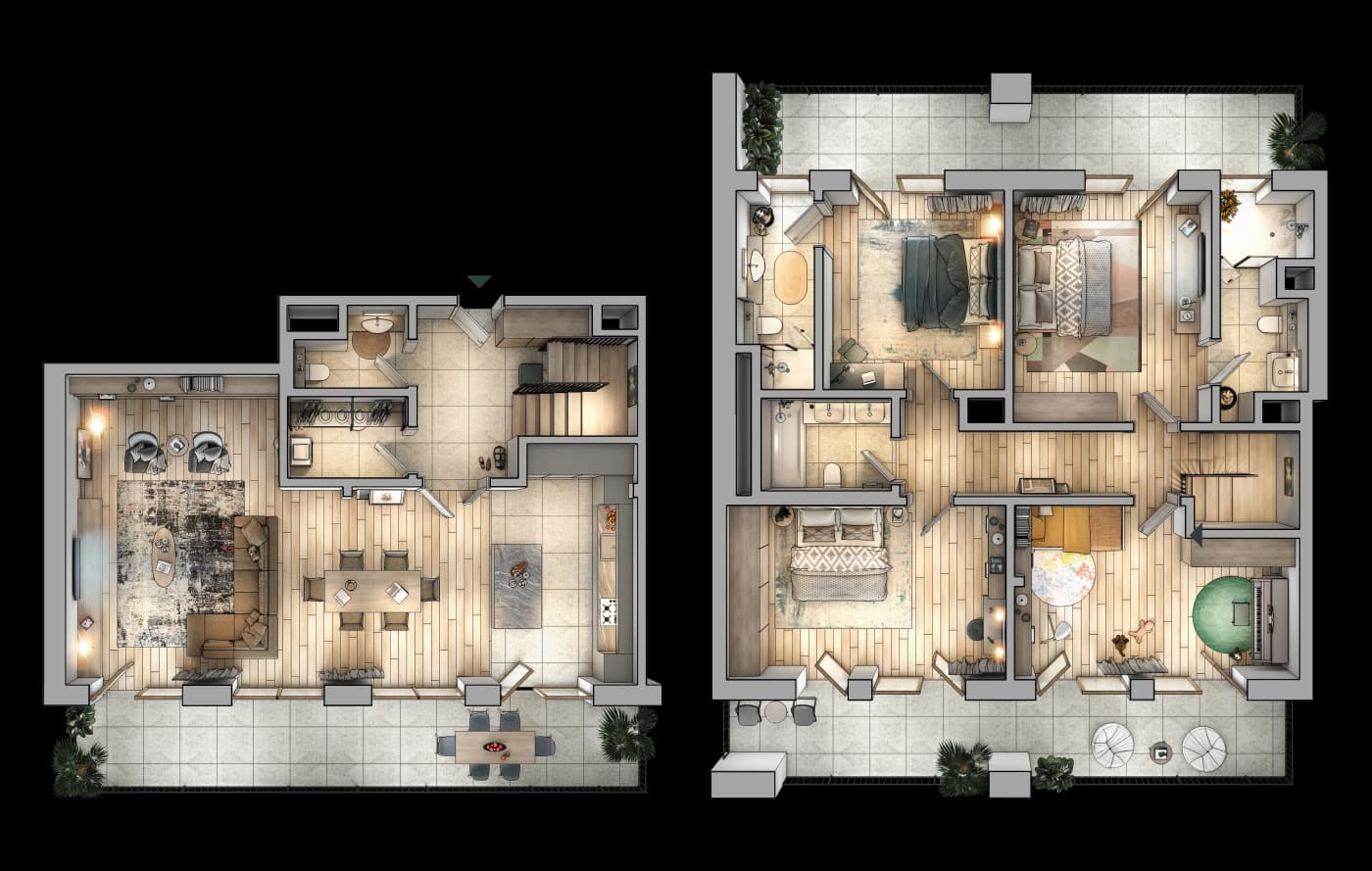 A1.30 - 3D Layout